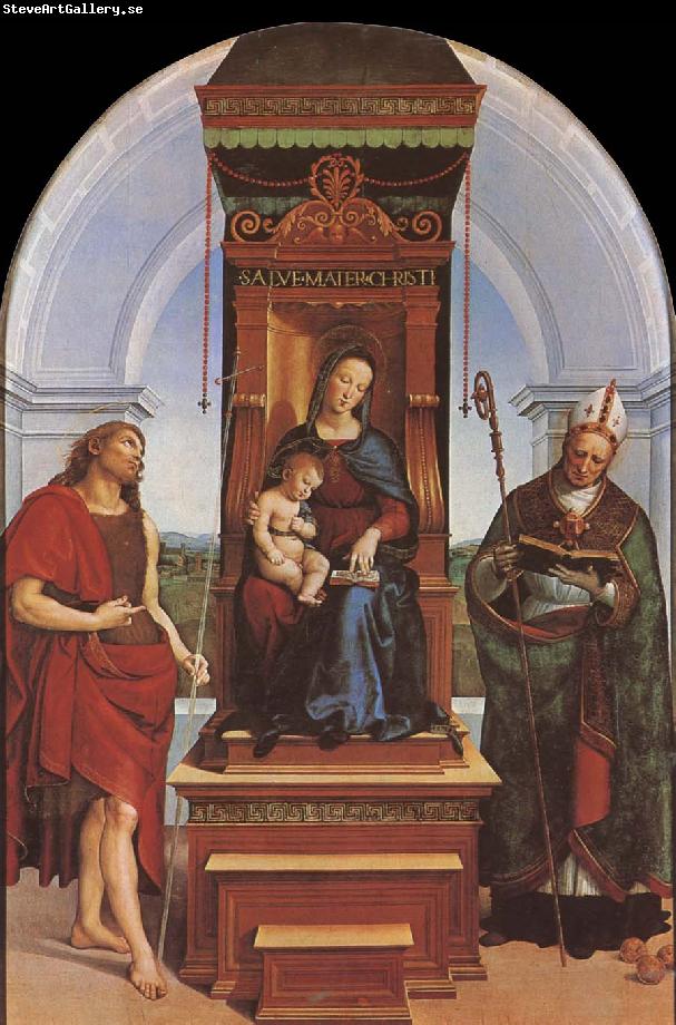 RAFFAELLO Sanzio Virgin Mary and her son